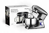 Планетарний міксер, тістоміс Mozano Kitchen Machine 2300 Вт 6,2 л Silver, фото 8