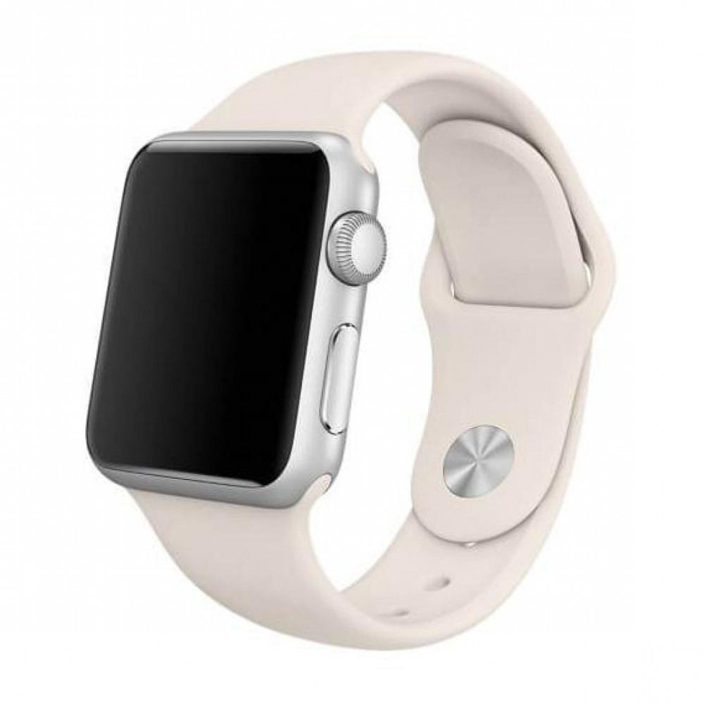 Ремінець Sport Band Apple Watch 42 mm 44 mm 45 mm 49 mm — Antique White (11), фото 1