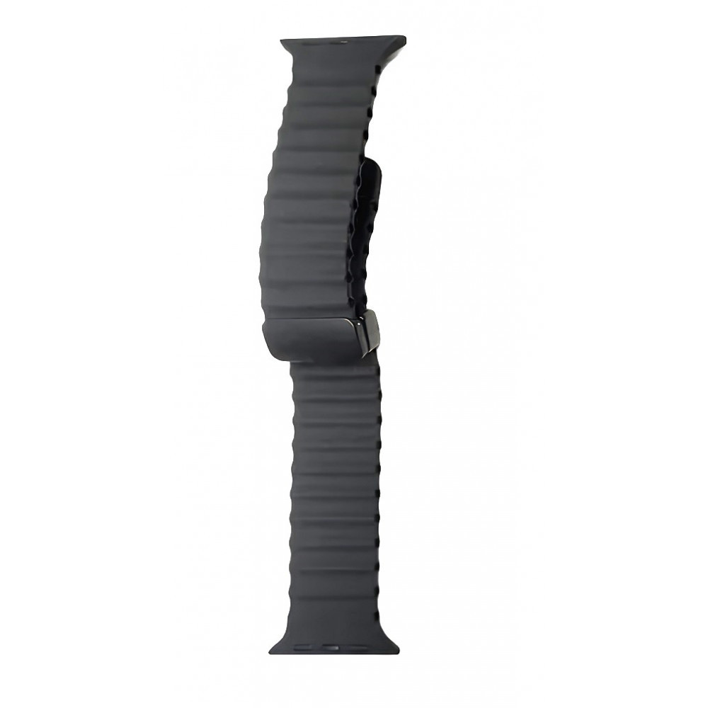 Ремінець Magic Lock Ocean Design  Apple Watch 42 mm 44 mm 45 mm 49 mm — Black