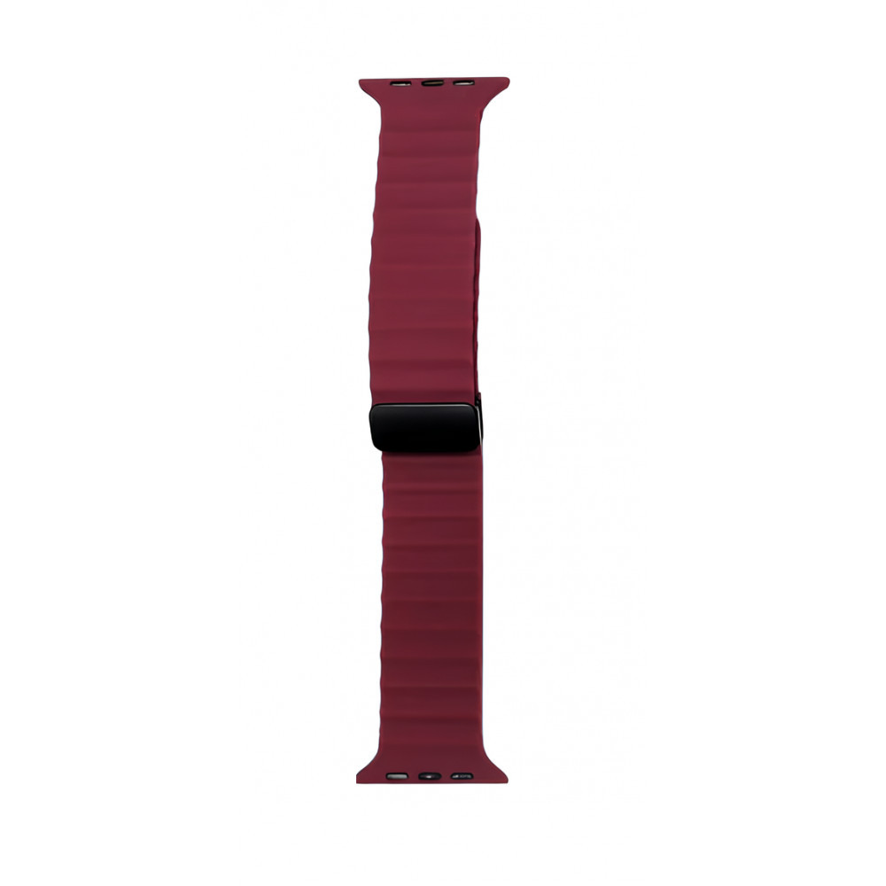 Ремінець Magic Lock Ocean Design  Apple Watch 42 mm 44 mm 45 mm 49 mm — Marsala