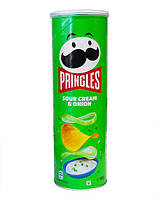 Чипси Pringles Sour Cream & Onion Сметана-цибуля 165 г