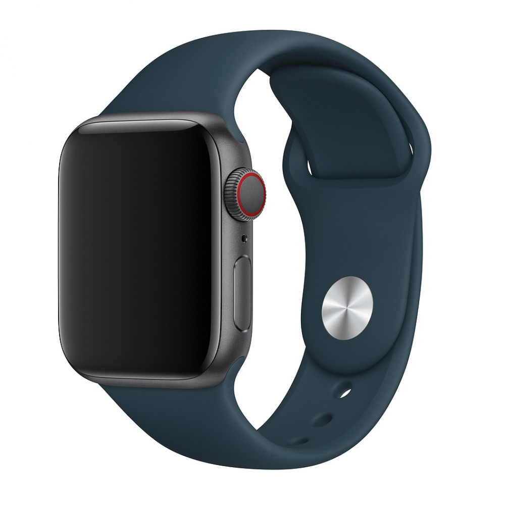 Ремінець Sport Band Apple Watch 42 mm 44 mm 45 mm 49 mm — Pacific Green (20), фото 1