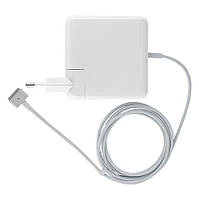 Блок питания для ноутбука APPLE MagSafe2 20V, 4.25A, 85W, White, квадратный, с евро-адаптером, T-образный