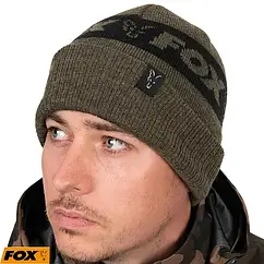 Шапка Fox Collection Beanie Green Black