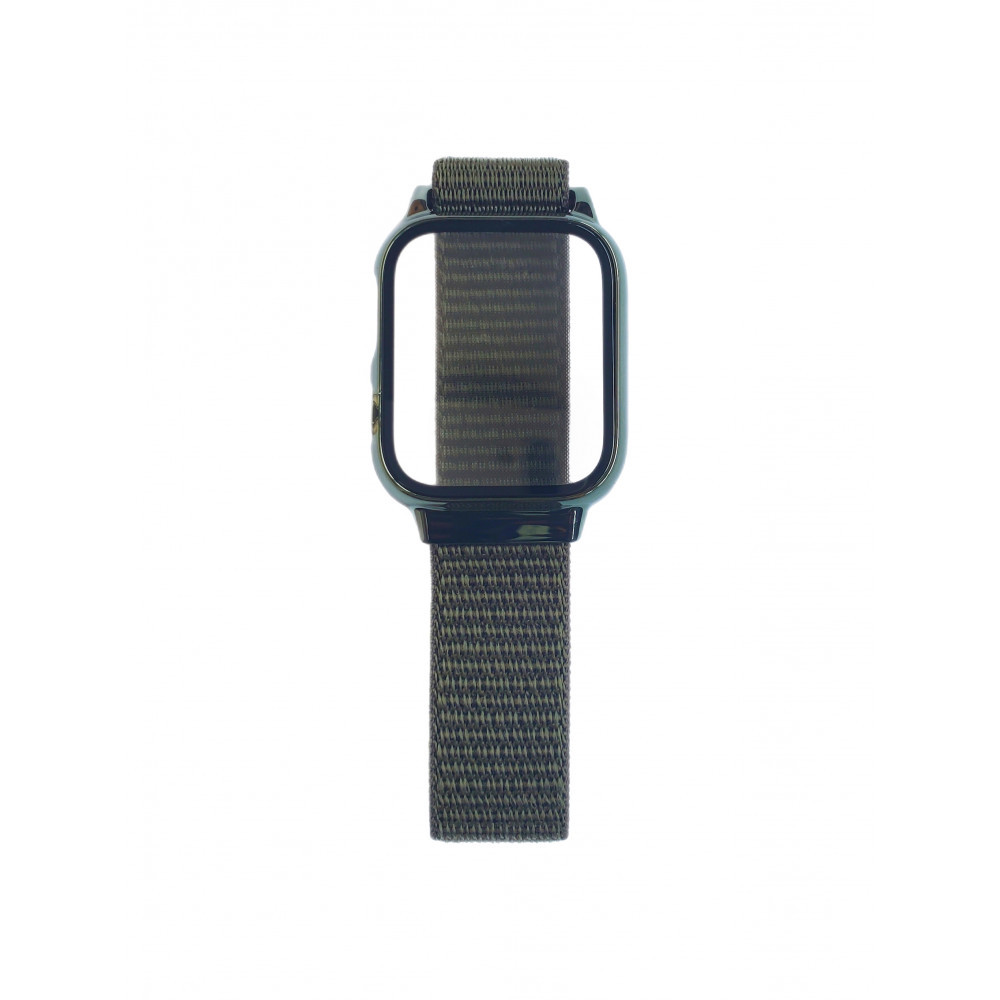 Ремінець Nylon with protective case Apple Watch 40 mm — Gray
