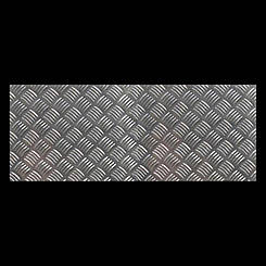 Лист 1,0 рифлений алюмінієвий немірної довжини