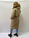 ЗИМОВА ЖІНОЧА КУРТКА З ХУТРОМ ЄНОТА, фото 8
