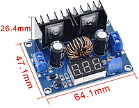 Преобразователь напряжения понижающий XL4016 XH-M404 DC-DC с 4-40В на 1.25- 36В с дисплеем регулировкой 8A