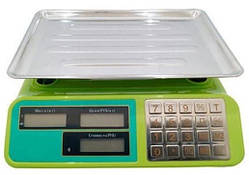 Ваги торговельні 50 кг електронні двостороннім дисплеєм і металевими кнопками