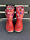 Дитячі зимові чоботи на липучці Червоні сноубутси, фото 2