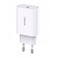 Home Charger | 20W | PD | QC3.0 — WiWU Wi-U001 — White