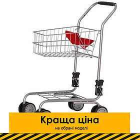 Дитячий візок для супермаркету Carrello Trolley 9328B Red Червоний Акція до 23.03