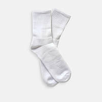Мужские махровые носки на зиму TwinSocks 41-42 (27), 43-45 (29) Черные, белые Белый, 27 / L / 41-43