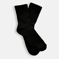 Мужские махровые носки на зиму TwinSocks 41-42 (27), 43-45 (29) Черные, белые Черный, 27 / L / 41-43