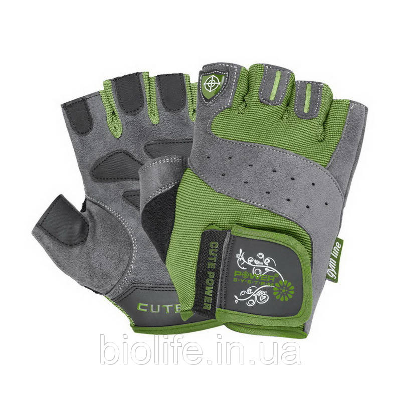 Cute Power Gloves PS-2560 Green (XS size)