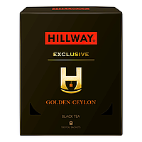 Чай черный пакетированный Hillway Exclusive Golden Ceylon 100 х 2 г байховый