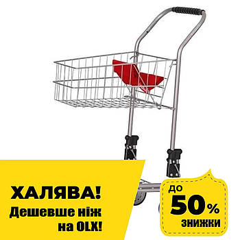 Дитячий візок для супермаркету Carrello Trolley 9328B Red Червоний Акція до 23.03