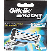 Сменные кассеты для бритья Gillette Mach3 4шт (3014260243531)