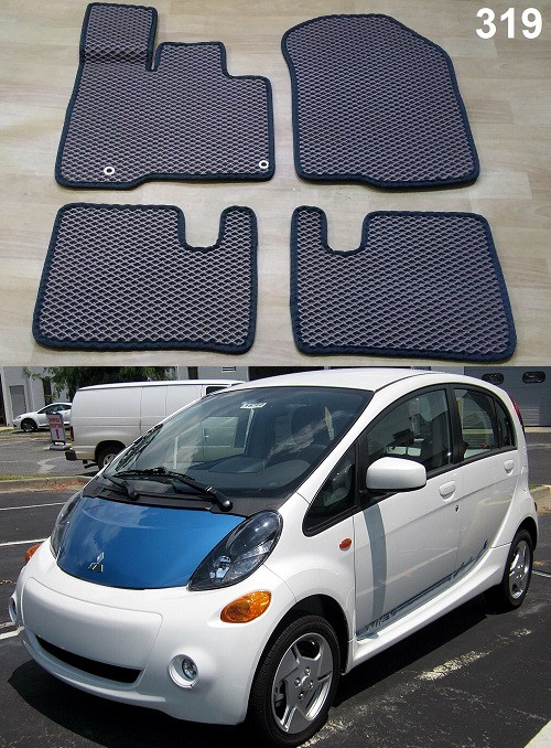 Килимки ЕВА в салон Mitsubishi i MiEV '11-21 (Американець)