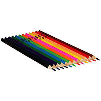 Набір кольорових олівців тригранні 12 кольорів CLASS PREMIUM (1912/1), фото 2