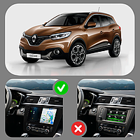 Lb Штатна магнітола в машину для Renault Kadjar 1 2015-2018 екран 9" 4/32Gb 4G Wi-Fi GPS Top