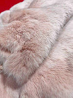 Натуральный мех кролика шкурка кролика светло-розовый