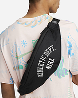 Сумка-бананка на пояс Nike Heritage Waistpack для хранения мелких предметов (FD4317-010)