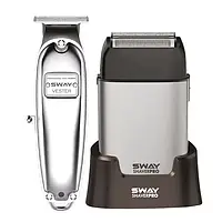 Набор для стрижки триммер Sway Vester и шейвер Sway Shaver Pro Silver