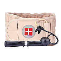 Лечебный корсет для спины для снятия нагрузки, массажер для позвонка Spinal Air Traction Belt Waist Brace