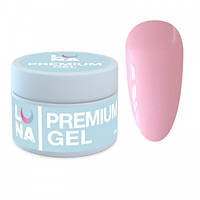 Гель для нарощування Luna Premium Gel 03 блідо рожевий 30 мл