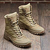 Чоловічі тактичні берці демісезонні койот, військові черевики бежеві весна осінь, розмір 36-48, фото 2