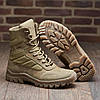 Чоловічі тактичні берці демісезонні койот, військові черевики бежеві весна осінь, розмір 36-48, фото 5