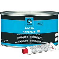 2К шпатлевка с алюминиевым и мелкозернистым наполнителями Q-Refinish ALUMINIUM Polyester Metallic Putty -1.8кг