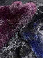 Натуральный мех кролика шкурка кролика фиолетовый