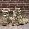 Чоловічі тактичні берці демісезонні койот піксель, військові черевики весна осінь, армійське взуття демісезон 39-47, фото 6
