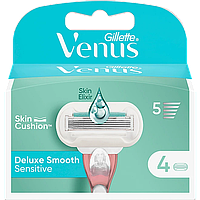Сменные кассеты для бритья Gillette Venus Deluxe Smooth Sensitive 4 шт (7702018347629)