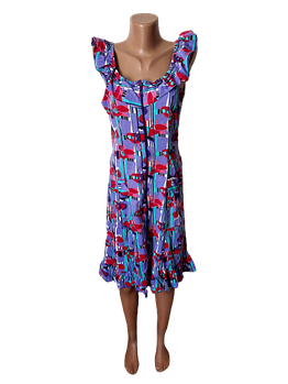 Халат сарафани жіночі на блискавці р.М-р.46