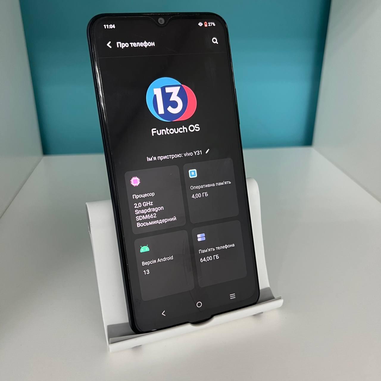 БУ смартфон Vivo Y21 4/64 GB Metallic Blue
