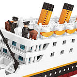 Великий конструктор Титанік, Корабель, Пасажирський лайнер, 2980 міні деталей, фото 4