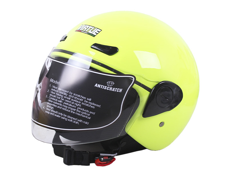 Шолом мотоциклетний відкритий MD-OP01 VIRTUE (жовтий, size S), фото 1