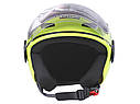 Шолом мотоциклетний відкритий MD-OP01 VIRTUE (жовтий, size S), фото 4