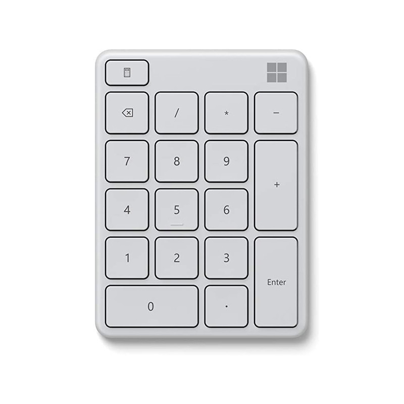 Цифрова клавіатура бездротова MICROSOFT NUMBER PAD (біла)
