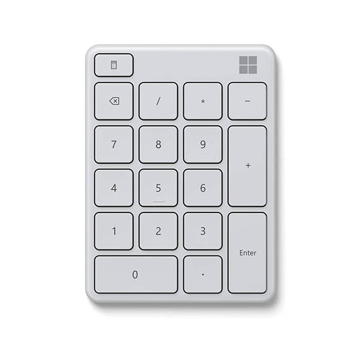 Цифрова клавіатура бездротова MICROSOFT NUMBER PAD (біла), фото 2