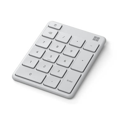 Цифрова клавіатура бездротова MICROSOFT NUMBER PAD (біла), фото 2