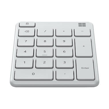 Цифрова клавіатура бездротова MICROSOFT NUMBER PAD (біла), фото 2