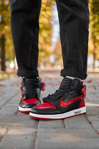 Air jordan 1 off store white bred