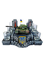 Подставка для алкоголя "Украинский танк Т-64 БВ" №2 DS