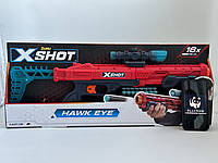 Скорострельный Бластер X-Shot Red Excel Hawk Eye винтовка, автомат