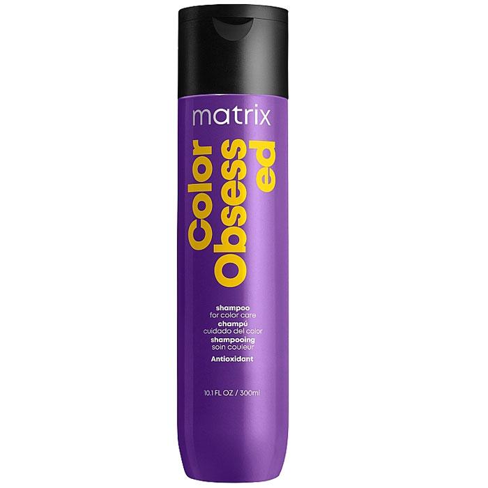 Шампунь для збереження кольору фарбованого волосся Matrix Total Results Color Obsessed Shampoo 300 мл, фото 1
