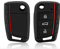 Чохол силіконовий на ключ Volkswagen (Фольксваген)